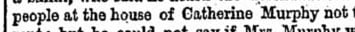 "people at the house of Catherine Murphy not"