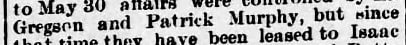 "Gregeon and Patrick Murphy, but nince"