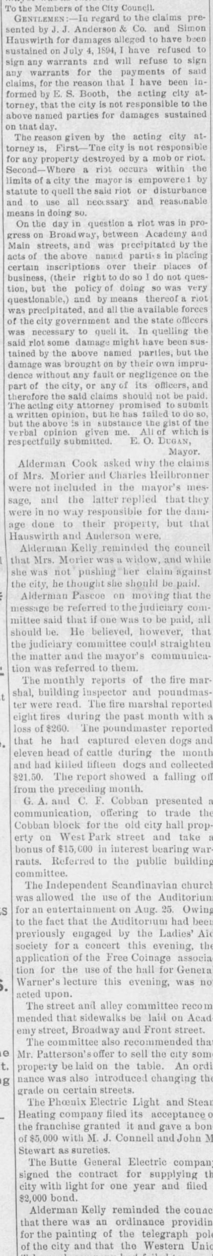 The article, column 1 of 2