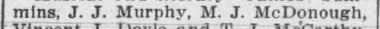"mins, J. J. Murphy, M. J. McDonough,"