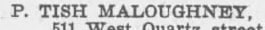 "P. TISH MALOUGHNEY,"