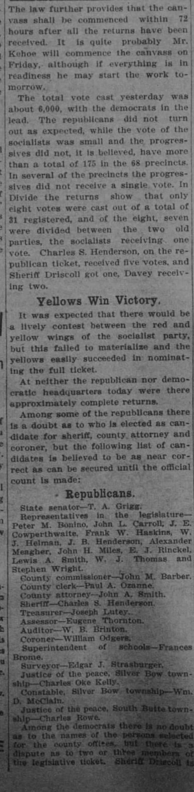 The text, column 4, from "The law further provides" to the Republican list