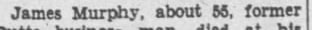 "James Murphy, about 55, former"